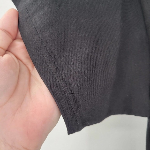 Led Zeppelin North American Tour 1973 Silver Marquee Sparkle NOS Black T Shirt S - Picture 6 of 7